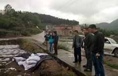 双沙基地项目组成员接待泸州市公司烟叶科科长一行视察工作