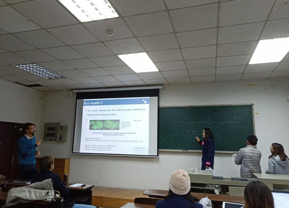 法国农业科学研究院Nemo Peeters研究员莅临研究室进行学术交流