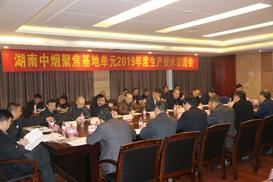 湖南中烟聚焦基地单元2019年生产技术交流会顺利召开