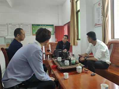 “微生态调控防治烟草青枯病关键技术研究及集成应用”项目组赴广东梅州实地考察