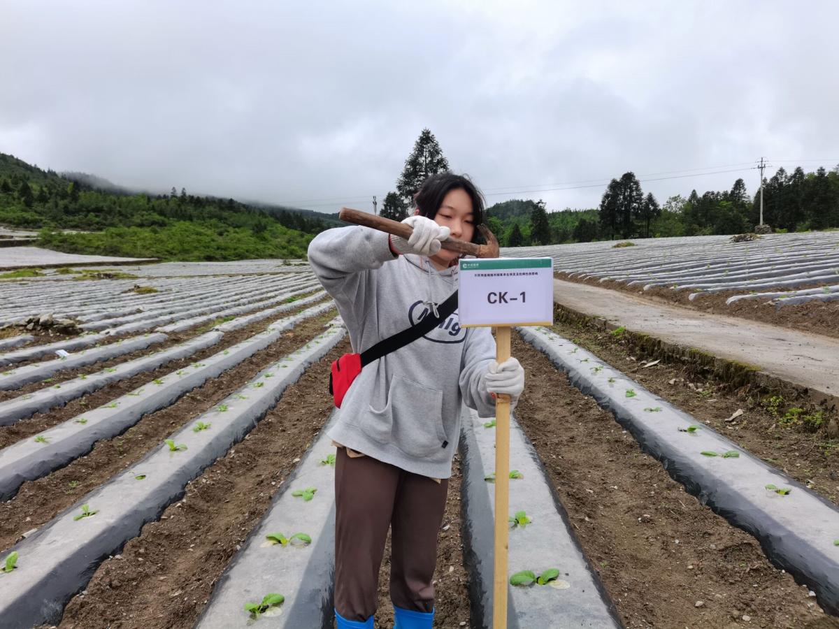 彭水基地驻点人员前往各小区试验地完成标牌插放