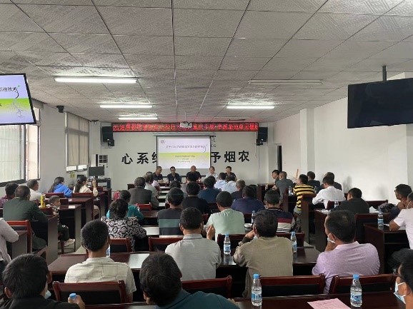 两罾、龚滩开展烟草绿色防控技术培训会及烟草基地单元考察