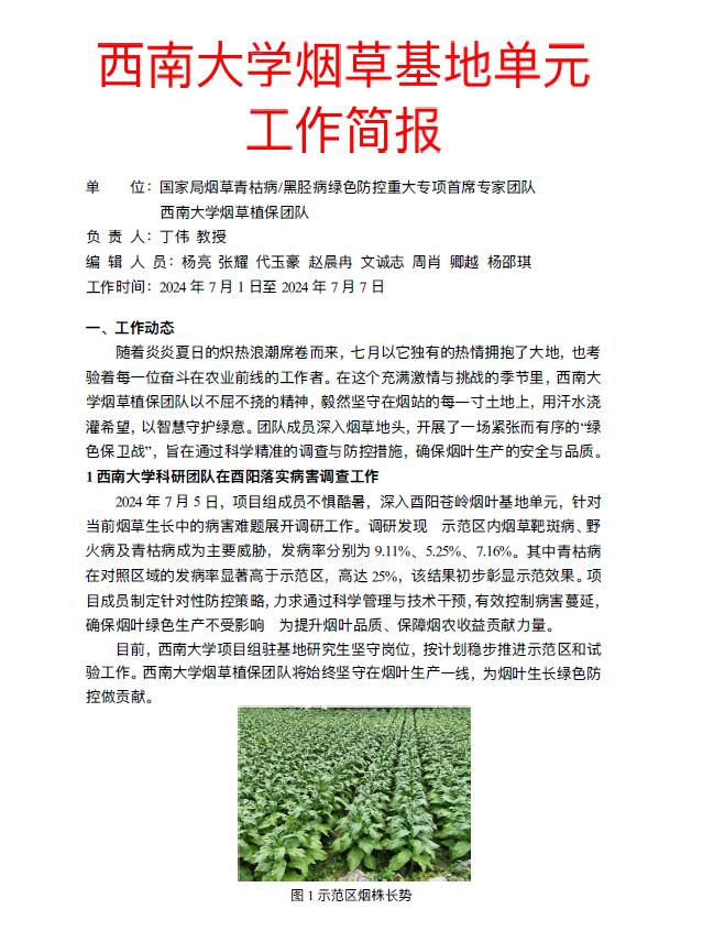 2024重庆基地周报第9期