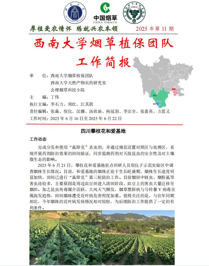 2025年四川基地单元周报-第11期